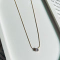 Dainty Solitaire Pendant