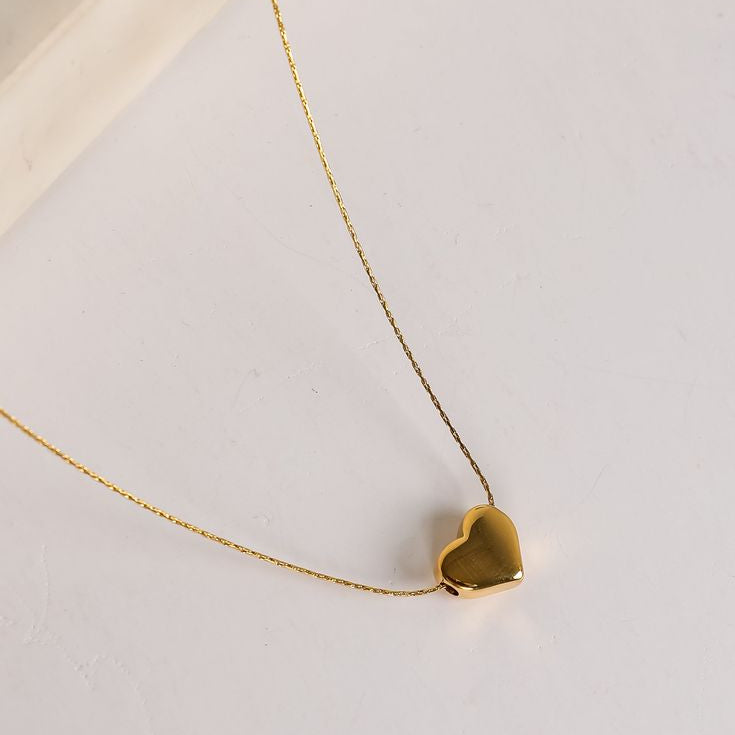Classic Gold Heart Necklace