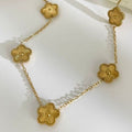 Golden Clover Necklace