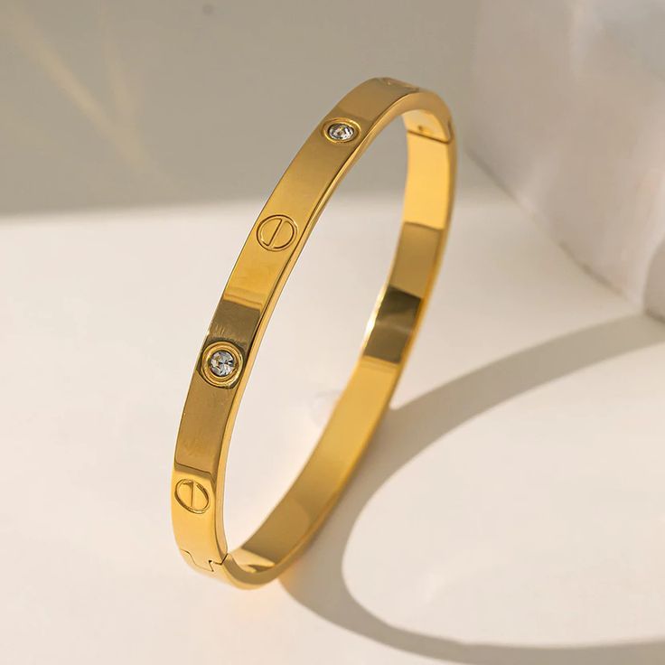 Cartier Handcuff Bracelet - Golden