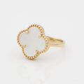 White Clove Ring